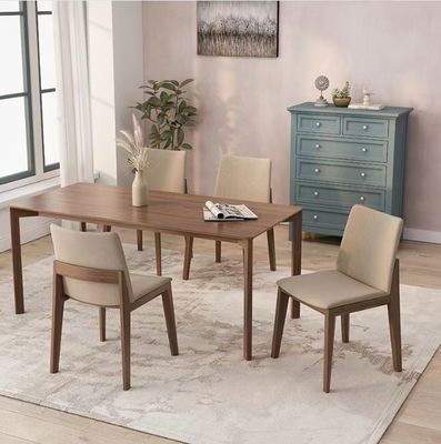 Σκληρό ξύλο βίλα τραπεζικές καρέκλες με νιτρολάκκα και μοντέρνο σχεδιασμό για τραπεζαρία εστιατόριο και ξενοδοχείο