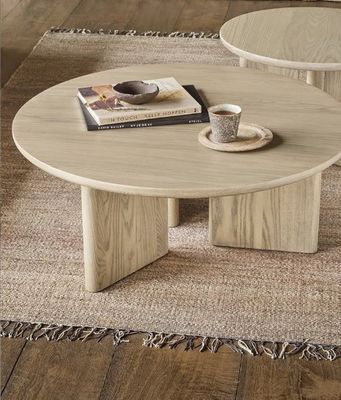 Σύγχρονο Κέντρο Σχεδιαστών Τραπέζια καφέ για έπιπλα σπιτιού με πλαίσιο από πεύκο και φυσική πέτρα της Ιταλίας