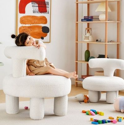 Σοφάς τραπεζιού από στερεό ξύλο Στέλεχος σε μοντέρνο στυλ βοδινού μαλλιού για αίθουσα αναμονής και τραπεζαρίας