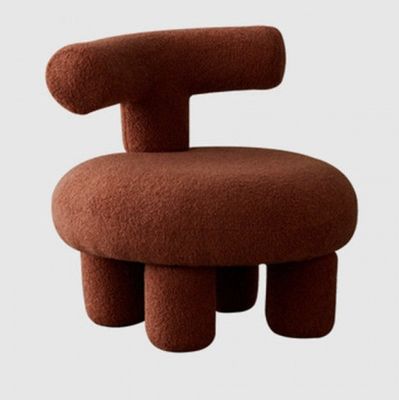 Σοφάς τραπεζιού από στερεό ξύλο Στέλεχος σε μοντέρνο στυλ βοδινού μαλλιού για αίθουσα αναμονής και τραπεζαρίας