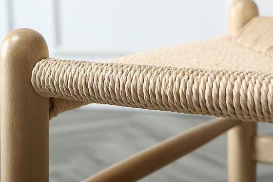 Σθεναρό και ευέλικτο στερεό ξύλο PU δερμάτινο ύφασμα φυσικό πλαστικό ράταν δείγμα με νιτρολάκκα φινίρισμα