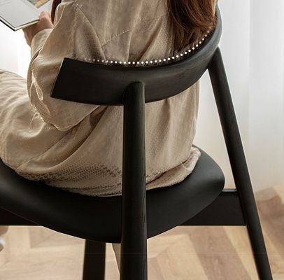 Υλικό κάλυψης υφάσματος/φουσκωτού σφουγγαριού Βόρειο στυλ Πανδάλιο Αναψυχή Καφετέριος Καρέκλα τραπεζαρίας Σπίτι Καρέκλα επίστρωσης Καρέκλα από στερεό ξύλο Καρέκλα