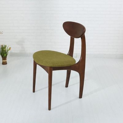 Φύση Χρώμα Σκληρό ξύλινο πλαίσιο Σκανδιναβικό στυλ PU / υφασμάτινο δέρμα Καρέκλα τραπεζαρίας από ξύλο για σύγχρονη πώληση εστιατορίων