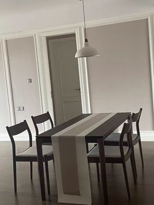 Εύκολο μαξιλαράκι στερεό ξύλο τραπεζαρία στην φύση δημοφιλή χρώματα για σύγχρονο εστιατόριο
