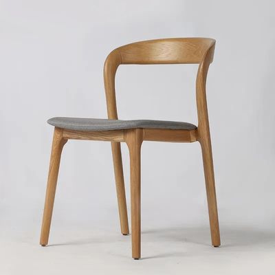 Σπίτι Έπιπλα Καρέκλα τραπεζαρίας Oak Wood Design Σύγχρονο σκανδιναβικό στυλ Κεφαλαία Καρέκλες λευκές για κουζίνα Pu δέρμα ξύλινο
