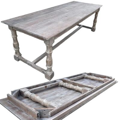 Νιτρολάκερ Φινίρισμα Αμερικάνικοι Τραπέζοι Χρώματος Rectamgle Σκληρό ξύλο Τραπεζικό Τραπεζικό Τραπέζι για Σύγχρονο Απλό Σχεδιασμό