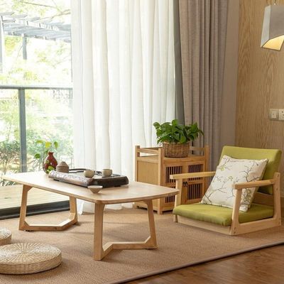 Σύγχρονα έπιπλα για το τραπέζι του καφέ από στερεό ξύλο με φινίρισμα νιτρόλακα για το καθιστικό έπιπλα σε σκανδιναβικό ύφος