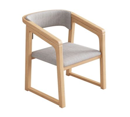 Προσαρμοσμένο χρώμα Στερεόξυλο PU Δερμάτινη ξύλινη καρέκλα W56*D51*H71CM Καρέκλα τραπεζαρίας Βόρειος σχεδιασμός Σύγχρονη ξύλινη καρέκλα