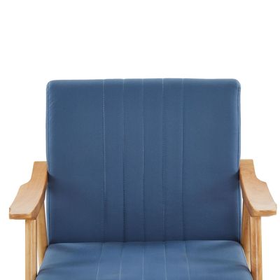 Στυλ Wabi-Sabi σχεδιασμός ύφασμα χαλιναρισμένο στερεό ξύλο διασκέδαση σαλόνι ξύλινος καναπές καρέκλα για καθιστικό