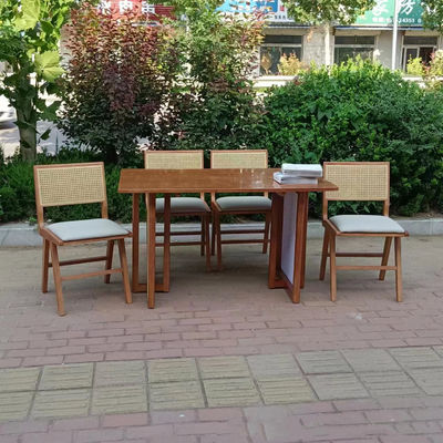 Καρέκλα τραπεζαρίας για καφετέριες και εστιατόρια 2023 Σκληρό ξύλο PU δέρμα σκανδιναβικό στυλ σύγχρονο σχεδιασμό