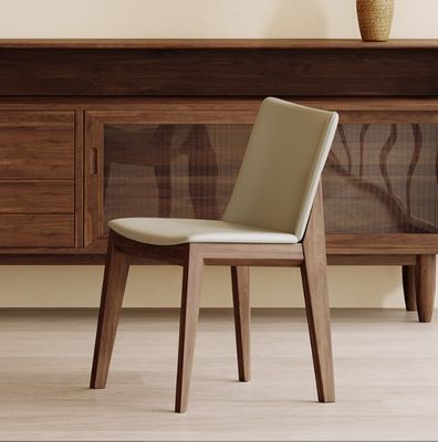 Σύγχρονη σχεδίαση Ashwood Frame Ιταλική κλασική πολυτελή ξύλινη τραπεζική καρέκλα