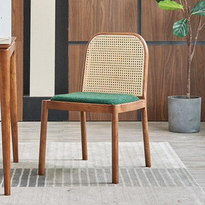 Σύγχρονη καρέκλα τραπεζαρίας από φυσικό ράτάνιο από στερεό ξύλο για εστιατόρια Καρέκλα τραπεζαρίας για εστιατόρια Επιπλήματα τραπεζαρίας Ειδική καρέκλα τραπεζαρίας