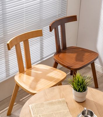 Ταχυδρομική συσκευασία σύγχρονο στυλ ξύλινη αναδιπλούμενη καρέκλα από ράταν για γραφείο και τραπεζαρία