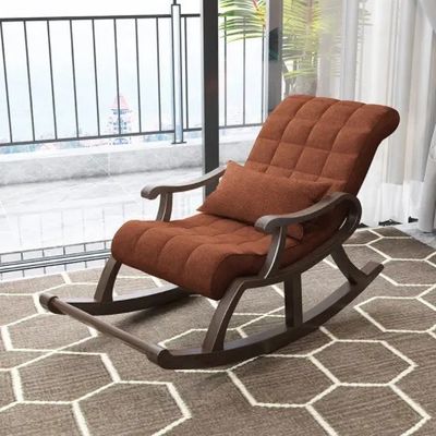 Έπιπλα από άνετο ξύλο Lazy Recliner Lounge Chair για χαλάρωση και ισορροπία στο χώρο αναψυχής Style Chair Living Room
