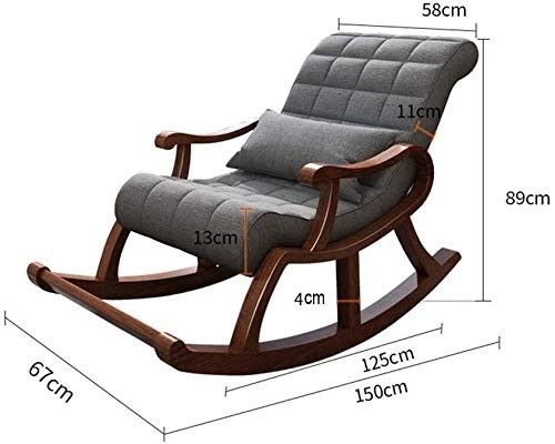 Έπιπλα από άνετο ξύλο Lazy Recliner Lounge Chair για χαλάρωση και ισορροπία στο χώρο αναψυχής Style Chair Living Room