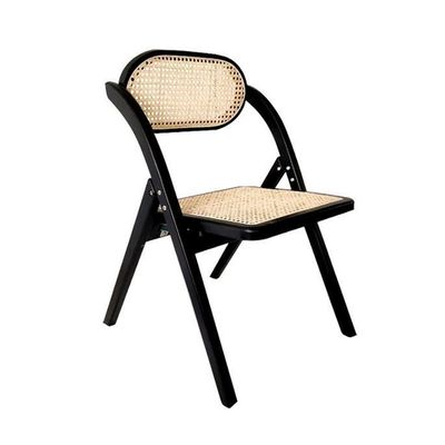 Σύγχρονη σκανδιναβική καρέκλα τραπεζαρίας από στερεό ξύλο και αναδιπλούμενη για εστιατόριο