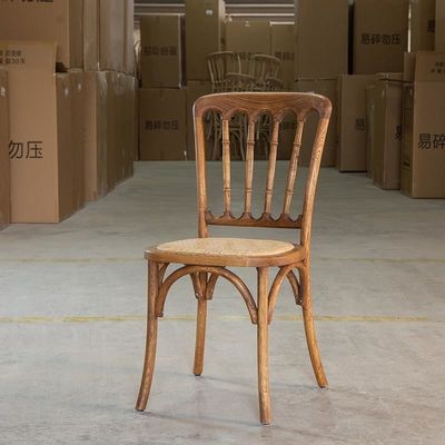 Υπηρεσία OEM αποδεκτή Σύγχρονη στερεόξυλη καρέκλα από ράταν για εστιατόριο σε σκανδιναβικό στυλ