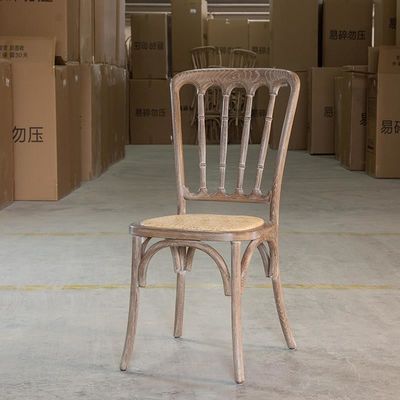 Υπηρεσία OEM αποδεκτή Σύγχρονη στερεόξυλη καρέκλα από ράταν για εστιατόριο σε σκανδιναβικό στυλ