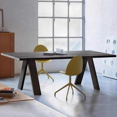 Χονδρεμπόριο απλό ξύλινο τραπέζι για εστιατόριο σπίτι προσαρμοσμένα πολυμεγέθη ορθογώνια τραπέζια