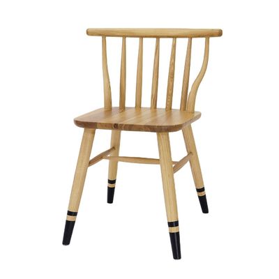 Σύγχρονο Στυλ Σχεδιασμού Σκανδιναβική Εξαιρετική Κατασκευή Windsor Σκληρό ξύλο Καρέκλα για τραπεζαρία