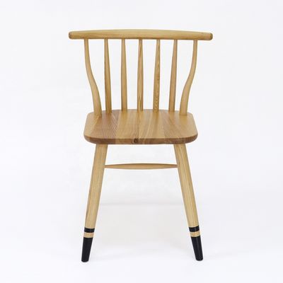 Σύγχρονο Στυλ Σχεδιασμού Σκανδιναβική Εξαιρετική Κατασκευή Windsor Σκληρό ξύλο Καρέκλα για τραπεζαρία