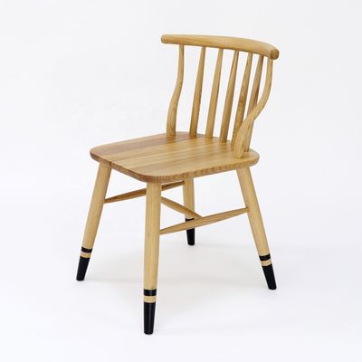 Σύγχρονο Στυλ Σχεδιασμού Σκανδιναβική Εξαιρετική Κατασκευή Windsor Σκληρό ξύλο Καρέκλα για τραπεζαρία