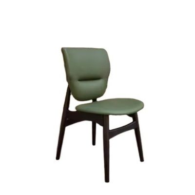 Σύγχρονα έπιπλα τραπεζαρίας Καρέκλα από δέρμα σε παραδοσιακό σχεδιασμό και προσαρμοσμένο χρώμα