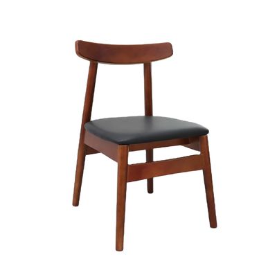 Ξενοδοχείο Εστιατόριο Σκληρό ξύλινες καρέκλες τραπεζαρίας με χαλυβουργημένα καθίσματα και προσαρμόσιμες επιλογές