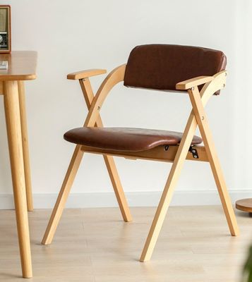 Φύσικες ακατέργαστες ξύλινες καρέκλες για σύγχρονη τραπεζαρία με πλαίσια από καουτσούκ