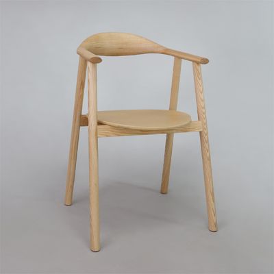 Λούξυ μοντέρνα σκανδιναβική στερεά ξύλινη τραπεζαρική καρέκλα για τραπεζαρία W55*D47.5*H74.5 cm με OEM Υπηρεσία Δέχεται