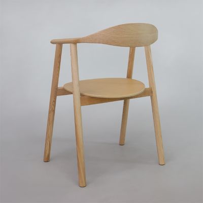 Λούξυ μοντέρνα σκανδιναβική στερεά ξύλινη τραπεζαρική καρέκλα για τραπεζαρία W55*D47.5*H74.5 cm με OEM Υπηρεσία Δέχεται