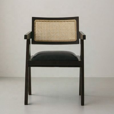 Ειδικό σχεδιασμό τραπεζικής καρέκλας έπιπλα για το σπίτι Καρέκλα από ράταν με συσκευασία ταχυδρομείου και χαλιναρισμένο στερεό ξύλο