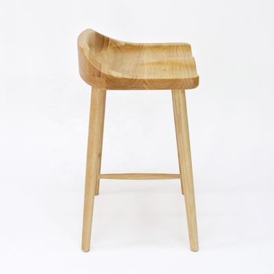 Καρέκλα μπαρ από στερεό ξύλο για μπαρ στο σπίτι και έπιπλα στο σπίτι σε σκανδιναβικό στυλ