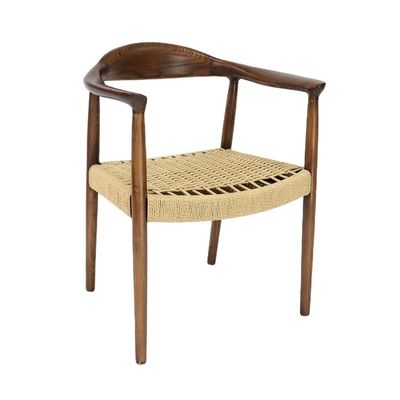 Προσαρμοσμένη καρέκλα υποκαταστημάτων Κένεντι Σύγχρονο στυλ σκανδιναβικού στυλ Στερεό ξύλο Πρόεδρος Καρέκλα τραπεζαρίας για εστιατόρια και καφετέριες