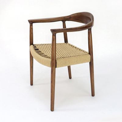 Προσαρμοσμένη καρέκλα υποκαταστημάτων Κένεντι Σύγχρονο στυλ σκανδιναβικού στυλ Στερεό ξύλο Πρόεδρος Καρέκλα τραπεζαρίας για εστιατόρια και καφετέριες