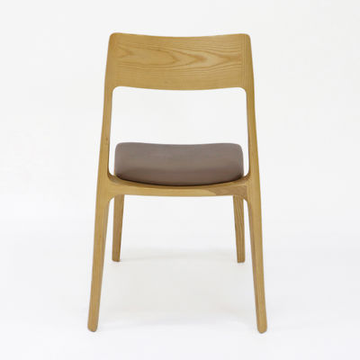 Διακοπές Εγκαταστάσεις τραπεζαρία Καρέκλα Vintage ξύλινο με εξατομικευμένο υφασματικό ταπετσαρία και νιτρολάκα φινίρισμα