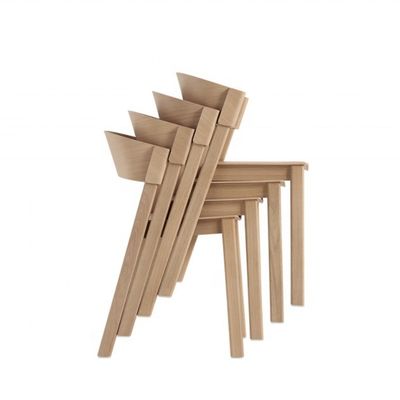 Υπηρεσία OEM Αποδεκτή Σύγχρονη Σκανδιναβική τραπεζαρία Αρχαία καμπυλωτή στέγη από στερεό ξύλο πλήρως συναρμολογημένη και OEM