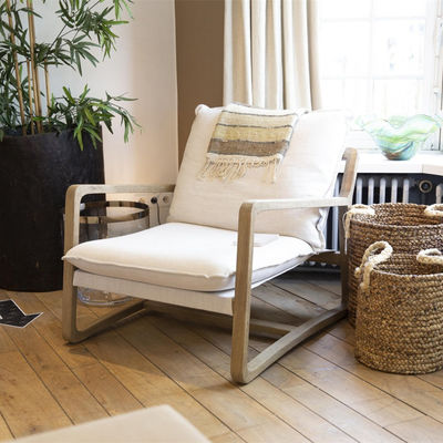 Μαγνητό ξύλο Nordic Lounge Leisure KD Disassembly Sofa Καρέκλα για καθιστικό με φυσικό ξύλο