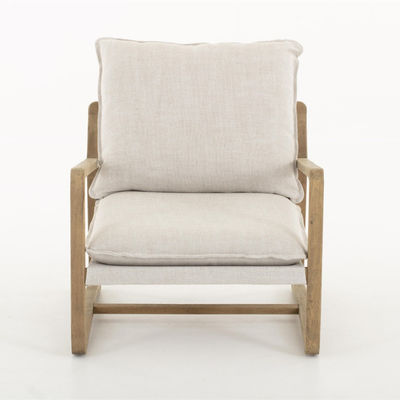 Μαγνητό ξύλο Nordic Lounge Leisure KD Disassembly Sofa Καρέκλα για καθιστικό με φυσικό ξύλο