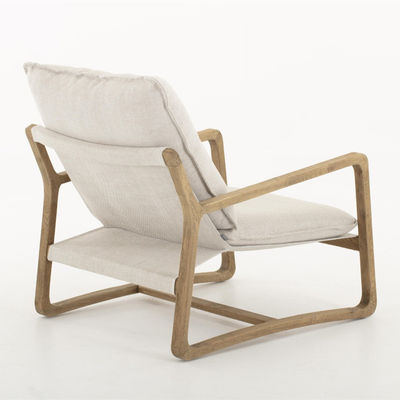 Μαγνητό ξύλο Nordic Lounge Leisure KD Disassembly Sofa Καρέκλα για καθιστικό με φυσικό ξύλο