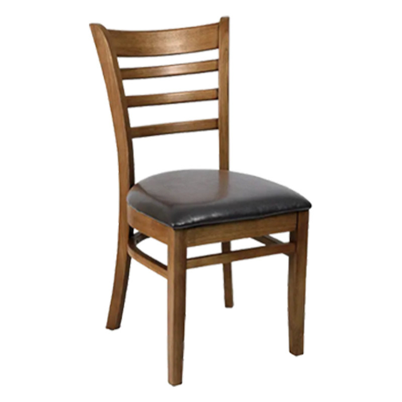 Σύγχρονο ύφασμα αφρό σφουγγάρι κάλυψη ξύλινη καρέκλα για το ξύλινο ξύλο ξενοδοχείο τραπεζαρία