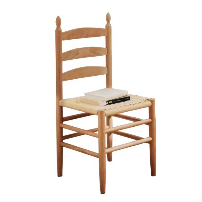 Στρατηγική τραπεζαρία από στερεό ξύλο με σχοινί