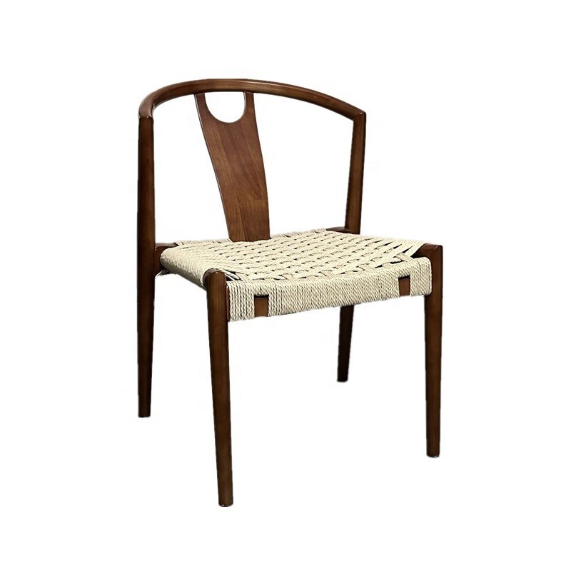 Εστιατόριο Stackable Design ξύλινη τραπεζαρική καρέκλα με ρυθμιζόμενο ύψος και ταχυδρομική συσκευασία