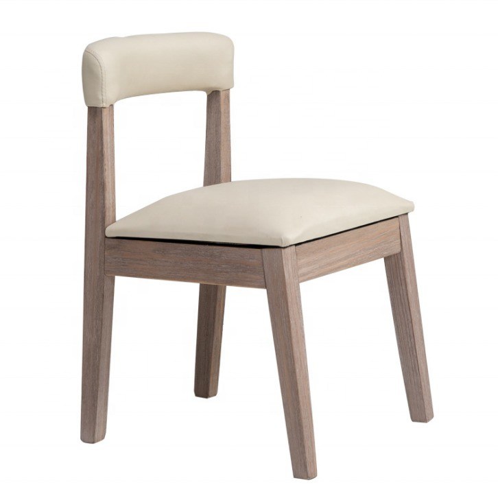 Καλή πολυτελή καρέκλα με εξαιρετική κατασκευή και δερμάτινο ξύλο