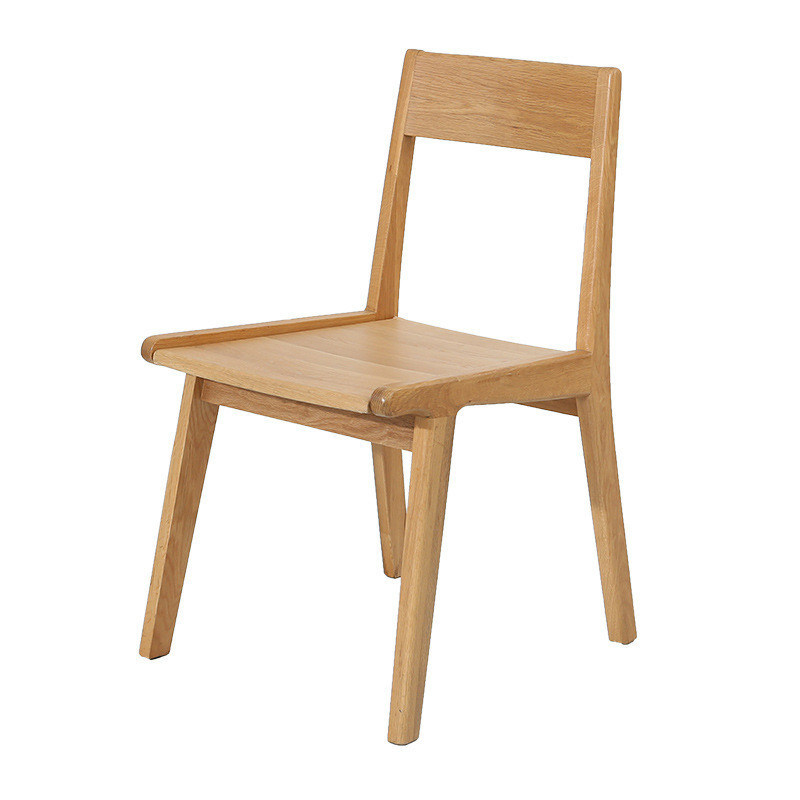 ΑΧΡΗΣΕΙΣ Πλατιστή σκελετή από στερεό ξύλο τραπεζική καρέκλα για ξενοδοχεία και εστιατόρια Vintage στυλ σκανδιναβικό φυσικό φινίρισμα