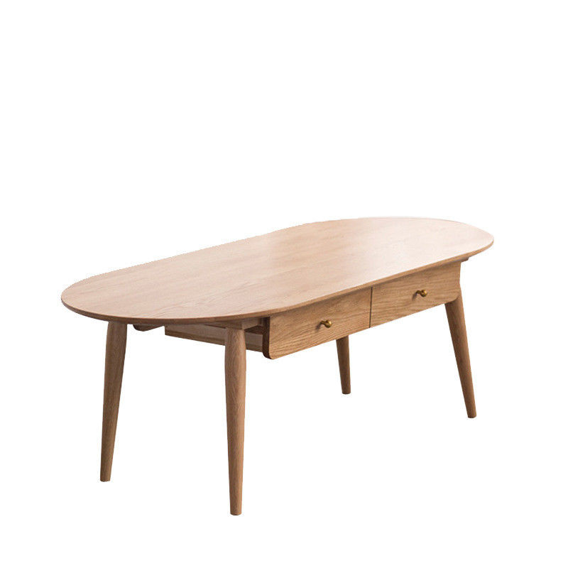 Σύγχρονα έπιπλα ξύλινου σαλόνι W120*D60*H45CM Τραπέζι καφέ από στερεό ξύλο με συσκευασία ταχυδρομείου