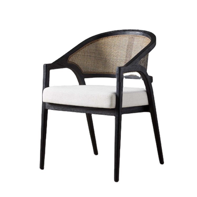 Απλό Σκανδιναβικό Σχεδιασμό Σύγχρονο Μαγνητό ξύλο Ρατάνιο Τραπέζι τραπεζαρίας Καρέκλα για το εστιατόριο Morden