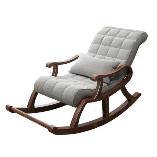 Έπιπλα από άνετο ξύλο Lazy Recliner Lounge Chair για χαλάρωση και ισορροπία στο χώρο αναψυχής Style Chair Living Room