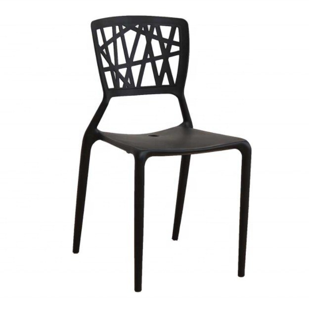 Χωρίς διπλωμένη σύγχρονη σχεδίαση πλαστική καρέκλα τραπεζαρίας για στοιβάσιμα έπιπλα καφετέρια στοιβάσιμα